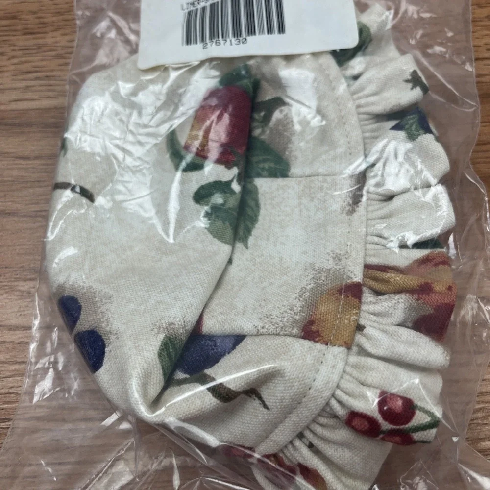 Longaberger Fabric Liner for Salt & Pepper Basket in Fruit Medley‎ 2767130 NEW